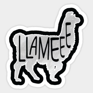 LLame Funny Llama Sticker